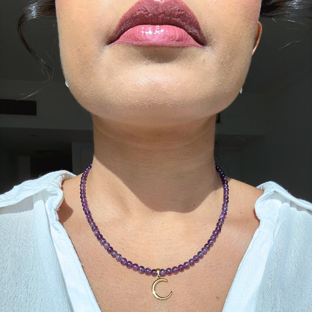 Luna Glow Amethyst Necklace