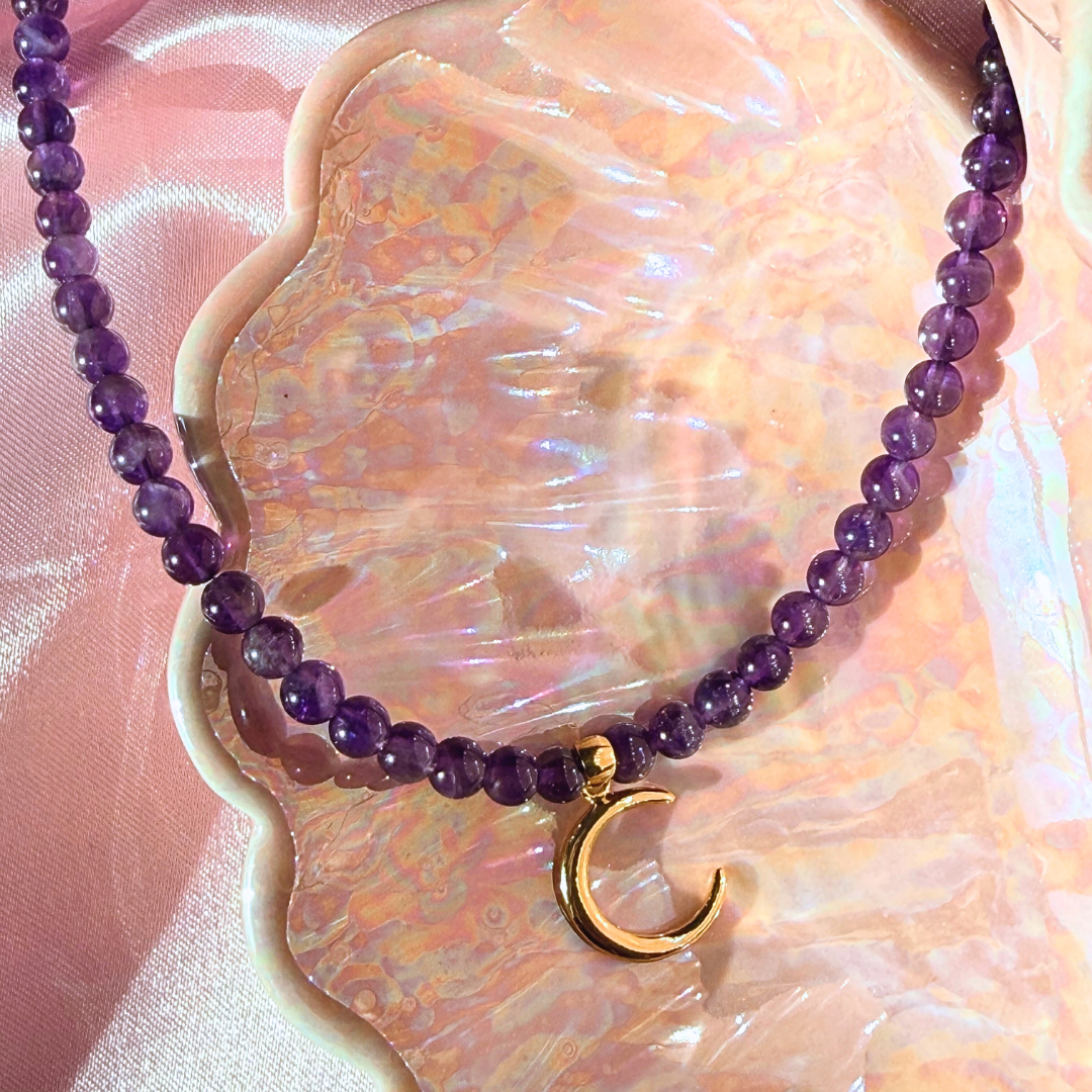Luna Glow Amethyst Necklace