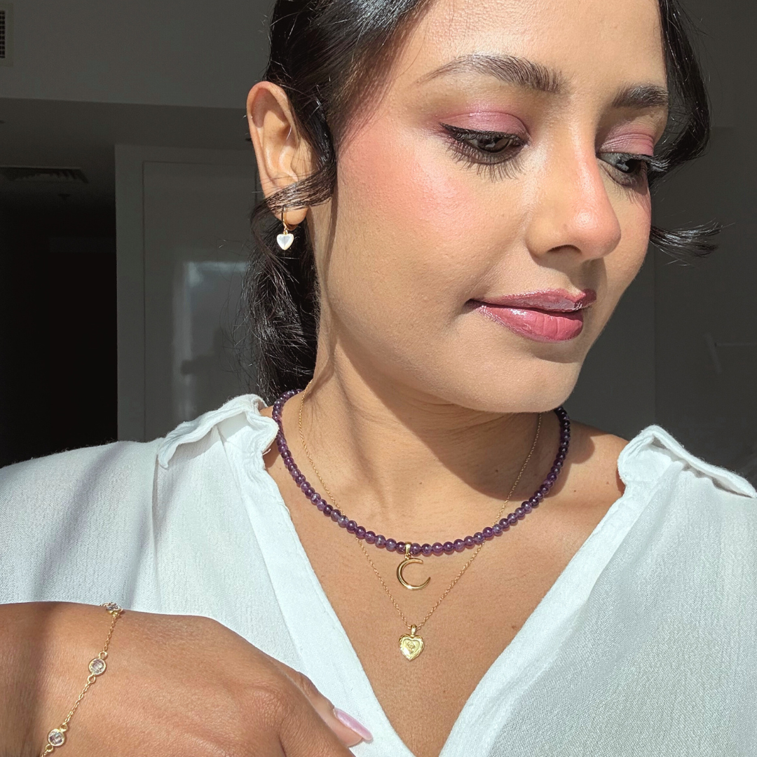 Luna Glow Amethyst Necklace