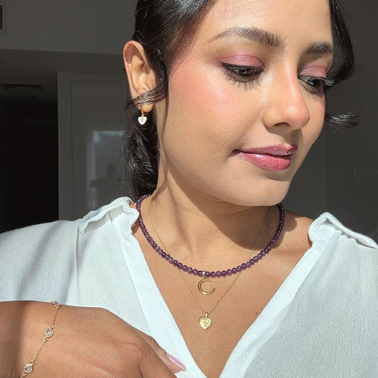 Luna Glow Amethyst Necklace