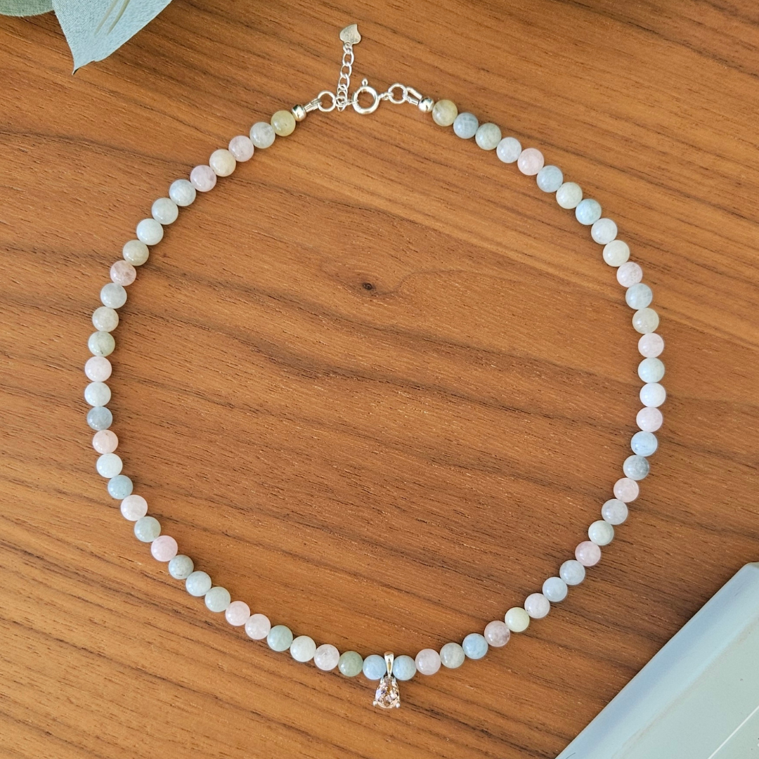 Playful Maiden Morganite Necklace