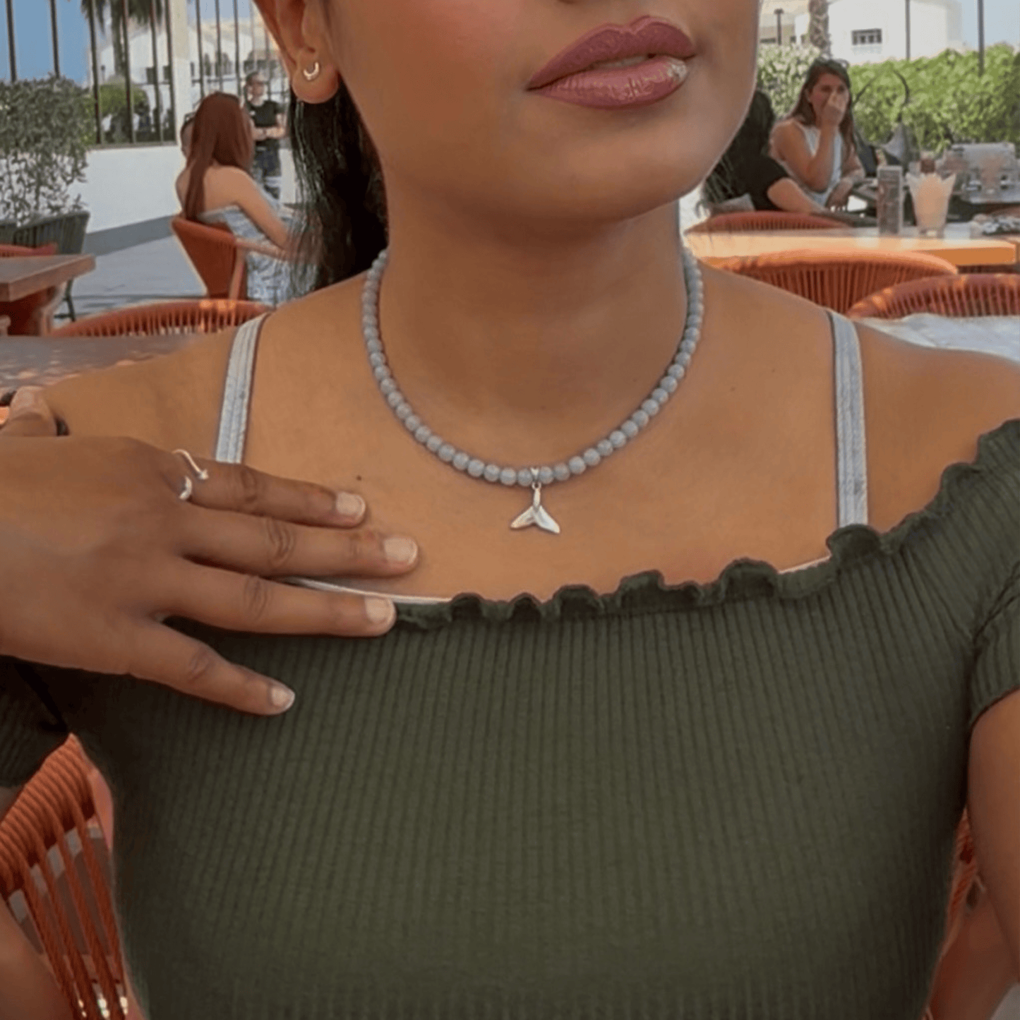 Whale Song Angelite Necklace