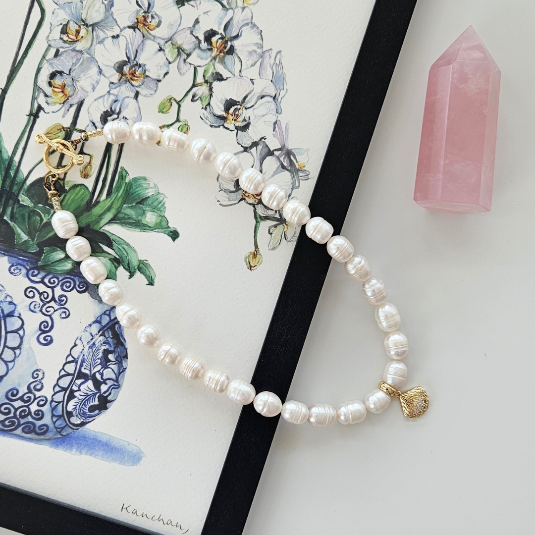 Aphrodite Freshwater Pearl Necklace